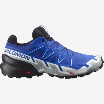 Salomon SPEEDCROSS 6 GORE-TEX Muške Tenisice Za Trčanje Plave Crne Bijele | MJ9FdG1i