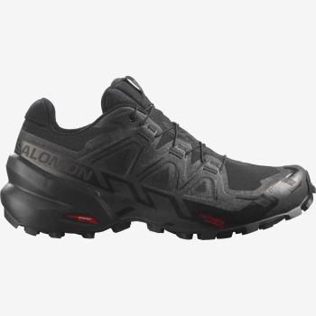 Salomon SPEEDCROSS 6 GORE-TEX Ženske Tenisice Za Trčanje Crne Crne | zp7gO9T8