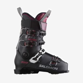 Salomon S/PRO ALPHA 110 EL Ženske Ski Boots Crne Tamno Smeđe Srebrne | P4NFnCxH