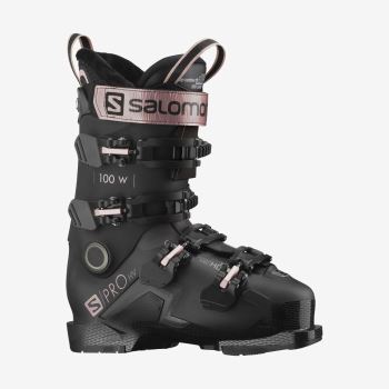 Salomon S/PRO HV 100 Ženske Ski Boots Crne Roze Zlatne | leFB7N3B