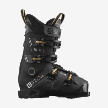 Salomon S/PRO HV 90 Ženske Ski Boots Crne Zlatne | OIOFcbFi