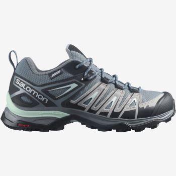 Salomon X ULTRA PIONEER CLIMASALOMON™ WATERPROOF Ženske Cipele Za Planinarenje Stormy Weather / Alloy / Yucca | 58DxdH6v