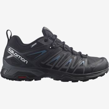 Salomon X ULTRA PIONEER CLIMASALOMON™ WATERPROOF Muške Cipele Za Planinarenje Crne Plave Sive | RLOjfa22