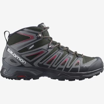 Salomon X ULTRA PIONEER MID CLIMASALOMON™ WATERPROOF Muške Cipele Za Planinarenje Crvene | Ho4tH58A